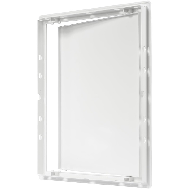 12" x 16" White Plastic Access Panel. Service Shaft Door