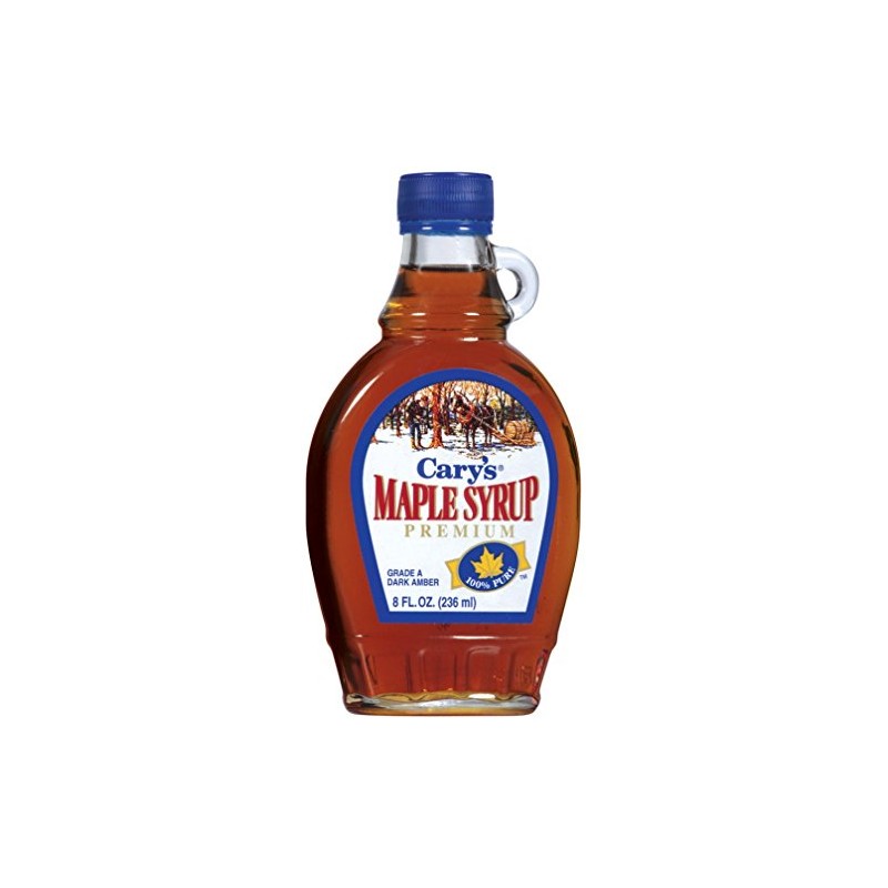 Carys Pure Maple Syrup, 8-Ounce Glass (Pack of 3)
