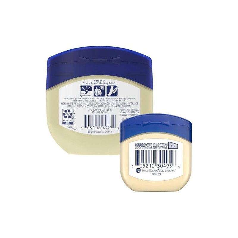 Vaseline Jalea de petróleo, manteca de cacao, 8.5 onzas [con