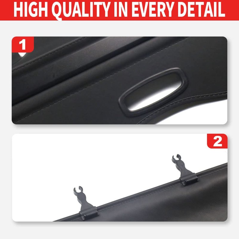 Marretoo for Toyota Highlander Cargo Cover 2025 2024 2020 2021