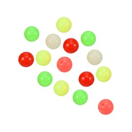 PATIKIL 10mm Fishing Beads, 1000 Pieces Plastic Fishing Bait Eggs Rig Bead Tackle Tool Round, Multicolor