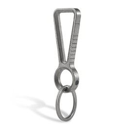 KeyUnity Titanium Carabiner Keychain Clip | Quick Release Hook | EDC Key Ring Clasp for Men & Women | Heavy Duty Key Holder for Camping & Hiking