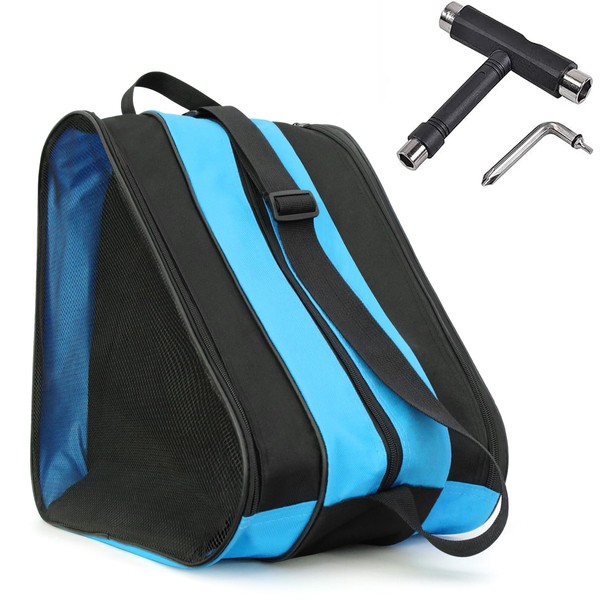 Qavctw Roller Skate Bag Ice Skate with T Tool Accessory