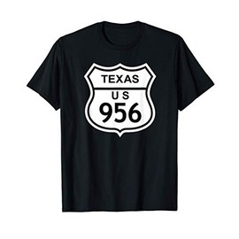 956 Texas Area Code, TX Highway Home State Gift T-Shirt