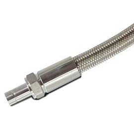 USA Lab 1/4" Compression Tube Stub Stainless Steel Hose 12", 24", 36", 48", 60", 72", 96", 144" - USAlab