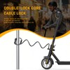 Honszex E Scooter Lock, 5-Digit Cable Lock for E Scooter/Scooter,
