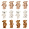 12 Pcs Mini Stuffed Bears Comfortable Soft Cute Mini Teddy