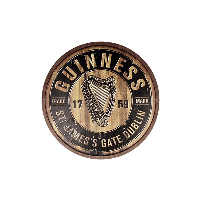 Guinness Bottletop 05632 Wooden Sign