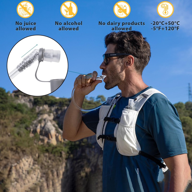 Water Bladder 2-Liter Leak-Proof, Water Reservoir BPA-Free for Hiking Backpack