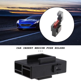 VGOL 5 x Standard Blade Fuse Holder with Cover and Clamp for 4-6mm² Cable Size 12/24V Car Marine Car Waterproof Fuse Holder