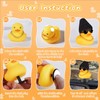 AILOVETECK - Patos de goma para coche, con tapón de