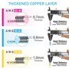 TICONN 250Pcs Heat Shrink Wire Connectors, Waterproof Automotive Marine Electrical