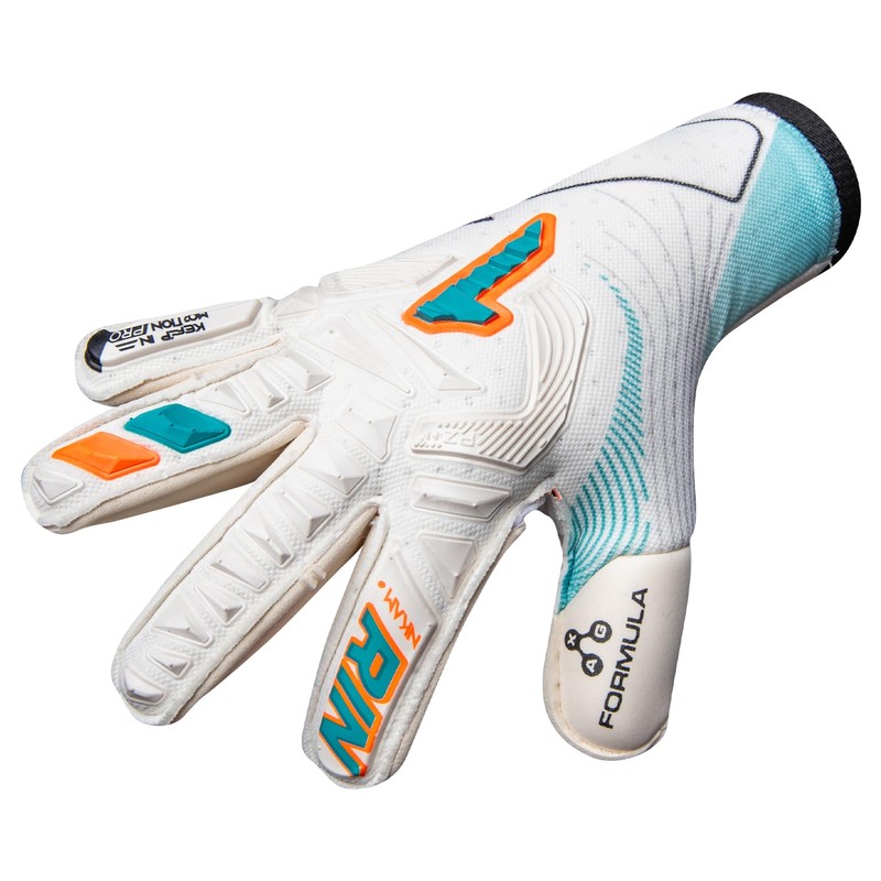 Rinat Nkam Pro W/G Goalkeeper Gloves Adult Unisex White Green