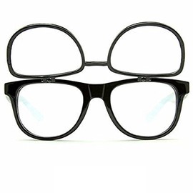 GloFX Matrix Double Diffraction Glasses - Black Intense Rave Party Glasses