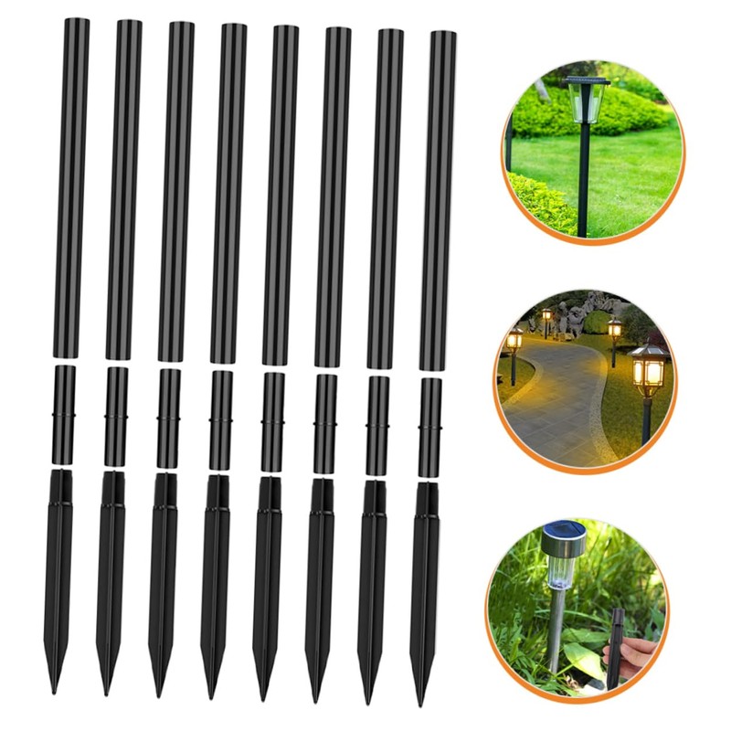 Levemolo Solar Light Stakes Durable Garden Ground Stakes with Extension