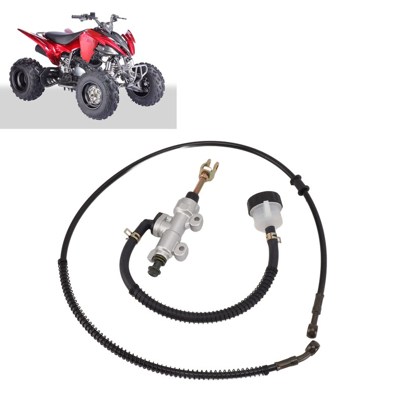 Rear Brake Master Cylinder Reservoir Hose Line Heat Resistant Efficient