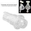 Universal Breathing Machine Connector Reusable Tubing Adapter for Oxygen Breathing