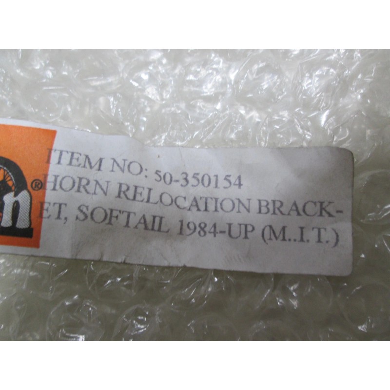 ROADKROME CHROME HORN RELOCATION BRACKET - HARLEY HD SOFTAIL FLST