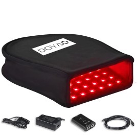 DGYAO Red Light Therapy Hand Wraps for Muscle Stiffness Rechargeable Heating Padscolor: Black