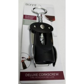 Bonny Bar Deluxe Wing Corkscrew - Black - Heavy Duty- NEW
