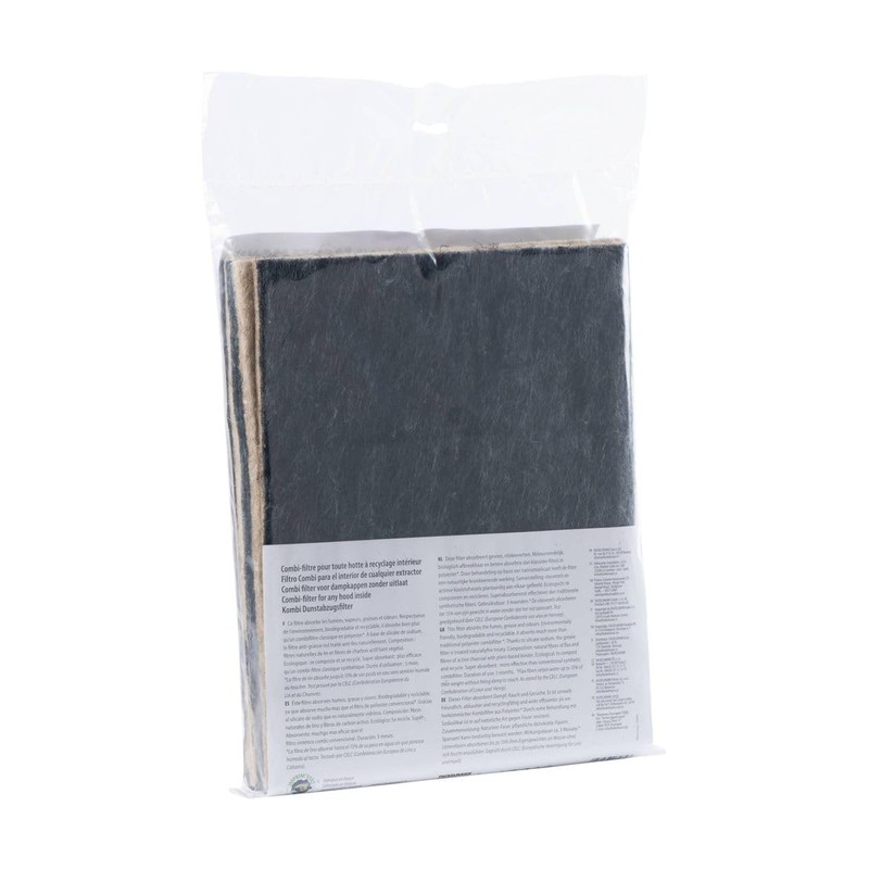 Fackelmann Combi Cooker Hood Filter Natural Eco Linen Green and
