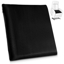GlikCeil 20 x 20 x 3 Recliner Cushion for Elderly with Memory Foam Square Seat Cushion for Elderly Thick Pads Square Thick Non Slip Seat Cushion for Recliners, Couches (Black)