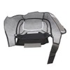 Zieichy Black Leather Driver & Passenger Side Bottom Replacement Seat