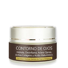 Rusens - Crema Contorno de ojos Antiedad - 98 Ingredientes Naturales. Hidrata, Desinflama Bolsas, Ojeras y Disminuye líneas de expresión. Activa...   