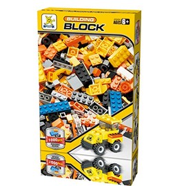 London Europe TY-B01 1000 pc Construction Building Block Set, Mix