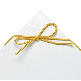 Paper Mart Metallic and Matte Stretch Loops, Gold Matte, 16 Inches (Case of 50)