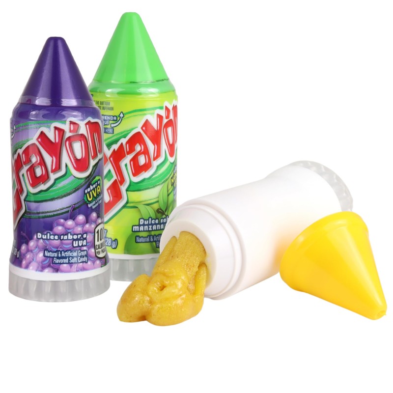 Assorted Flavored Soft Candies, Strawberry, Grape, Mango, and Green Apple,