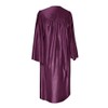 Endea Graduation Shiny Cap and Gown (Maroon, 48 (5'3" -