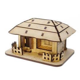 Artbox/Motto Wooden Puzzle: Making a Traditional Korean Thatched House / 아트박스모또 나무퍼즐 한국의 전통가옥 초가집 만들기