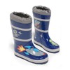Kidorable Space Hero Rain Boot, Blue, 10