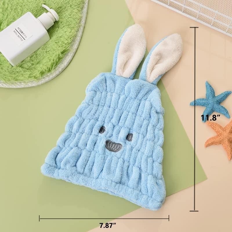 Toalla de microfibra para el cabello para niños y niñas