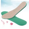 Ipetboom 1Pair Ultra Thin Breathable Leather Insoles Pigskin Absorption Insoles