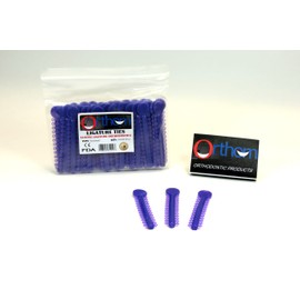 Dental Elastic Orthodontic Ligature Ties Bands Kit Natural Purple /1040 Pcs Set ORTHOM USA
