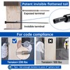 [Patent] Muzata 20 Pack 1/8" Black Invisible Cable Railing Kit