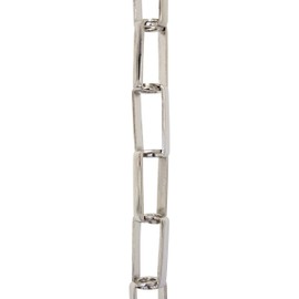 RCH Hardware CH-09-PN Brass Chandelier Chain, Polished Nickel (1 Foot)