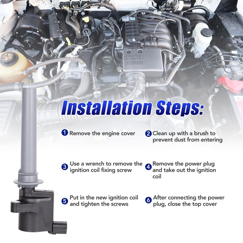 Set of 6 Ignition Coil Pack Spark Plugs for 3.0L