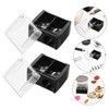 FOMIYES Manual Eyebrow Makeup Pencil Sharpener Dual Hole Lip Liner