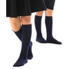 Hugh Ugoli Knee High Cotton Socks for Kids Girls Boys