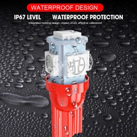 shyfrult For 55-1972 Chevy LED Dash Instrument Panel Cluster Gauges red Light Bulbs