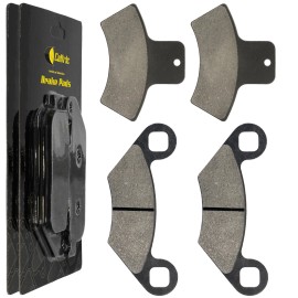 Caltric Front and Rear Brake Pads for Polaris Xplorer 250 2001-2002 / 2202412