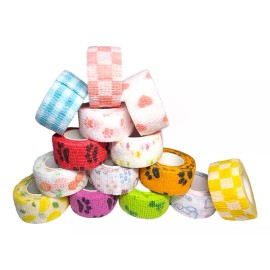 camimi diseños 10 Cintas Coban De Figuras Terapia Médica 2.5cm X 4.5m