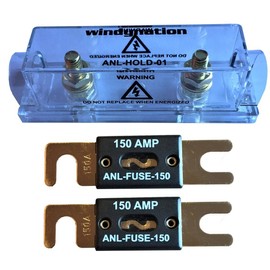 WindyNation ANL Fuse Holder + Fuse (2pcs 150A)