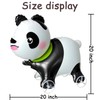 Walking on Wheels Panda Large Mylar Foil Balloons Jungle Safari