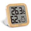 dretec O-271NW Digital Thermometer/Hygrometer, Large Screen, Compact
