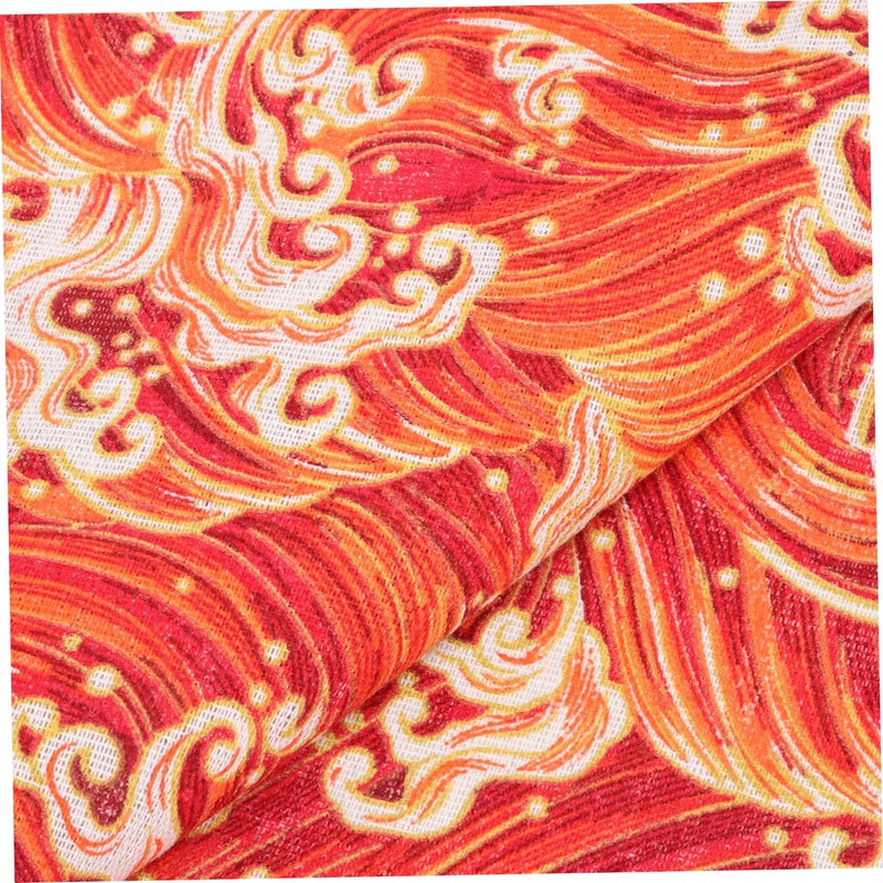 jojofuny 3 Sheets DIY Fabric Foil Print for Quilting Sewing