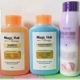 Magic Hair Therapy Shampoo, Acondicionador Crecimiento Intensivo, Repolarizador